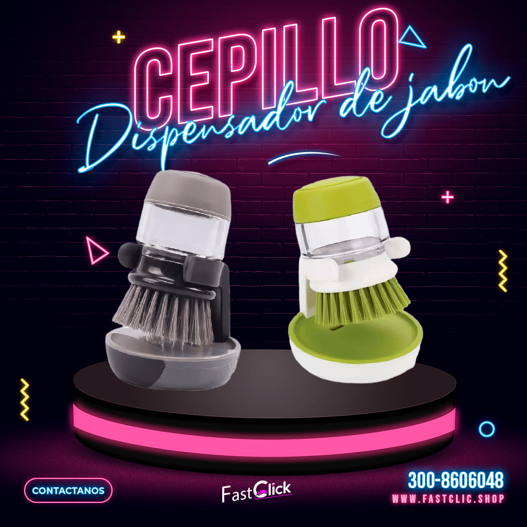 ™ Cepillo dispensador de jabón