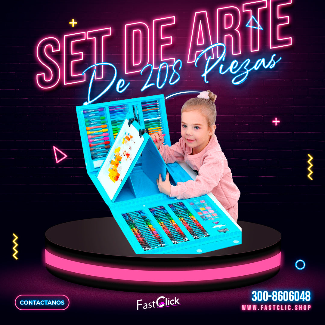 ™ Set de Arte de 208 piezas