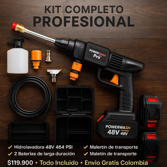 ™ Hidrolavadora PowerWash Pro - 2 Baterias